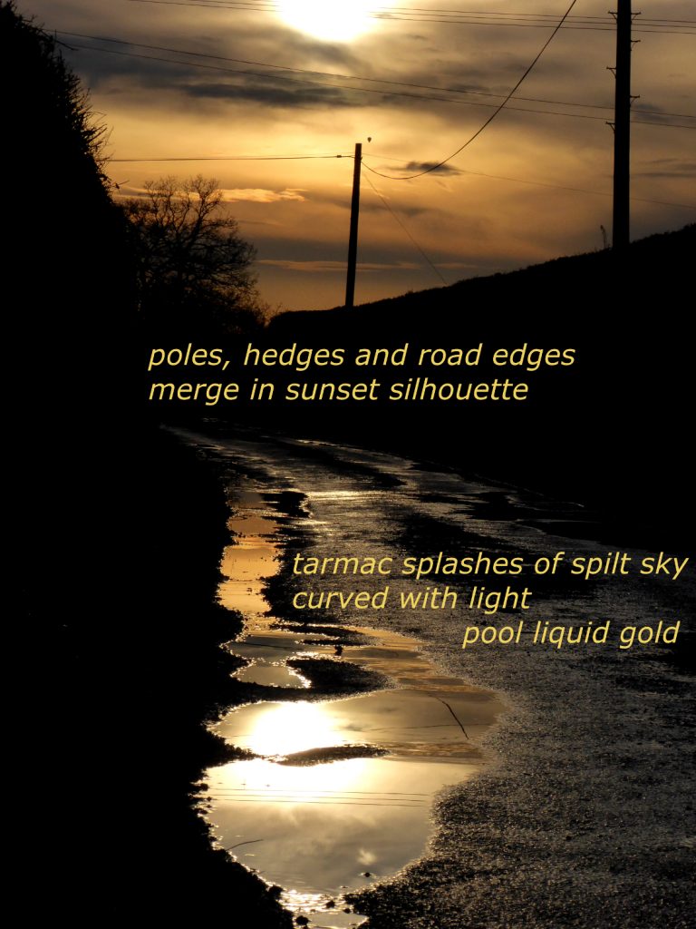 smaller pools of liquid gold